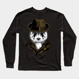 Panda Rorschach Long Sleeve T-Shirt